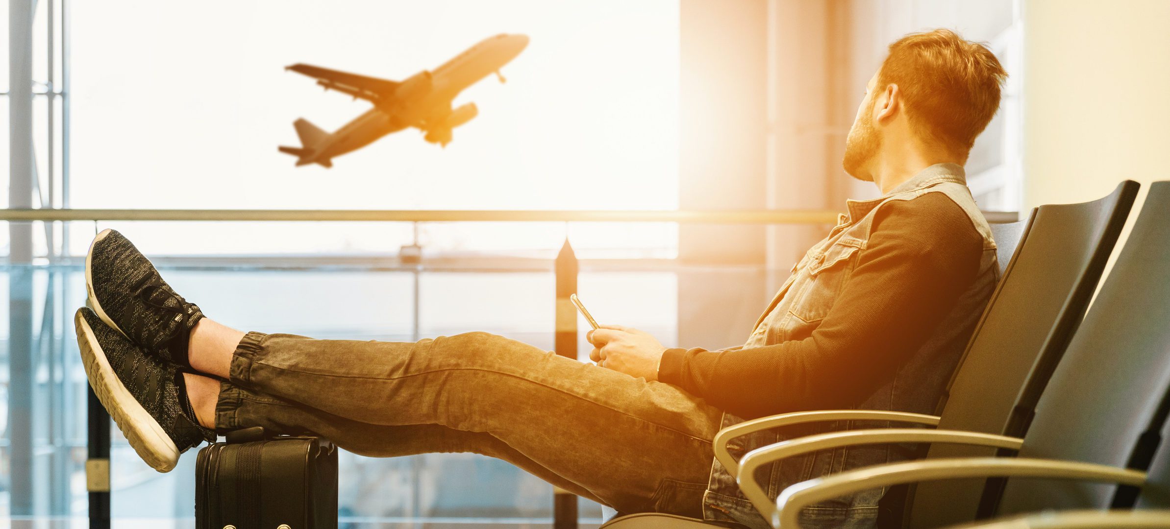 Man in airport